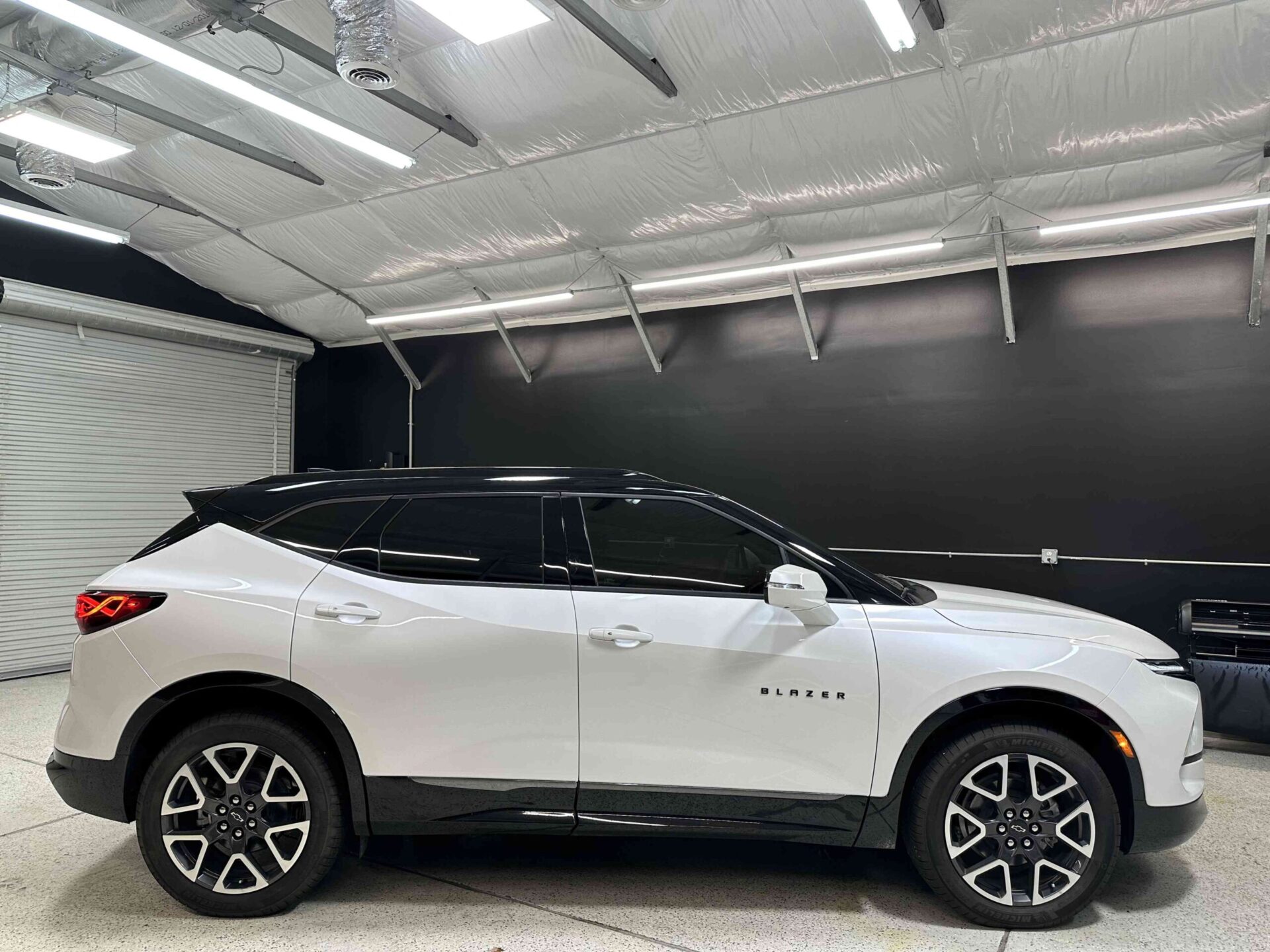 2023 Chevy Blazer with 15% carbon tinting by NVS Customs.