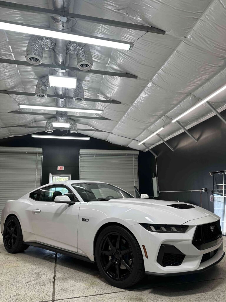 2024 Ford Mustang Before Ceramic Window Tinting