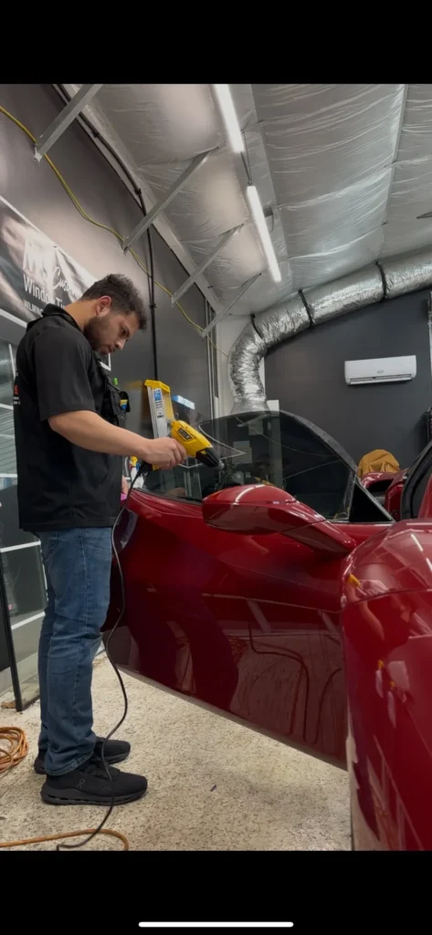 window tinting and car wrap service at  NVS Customs