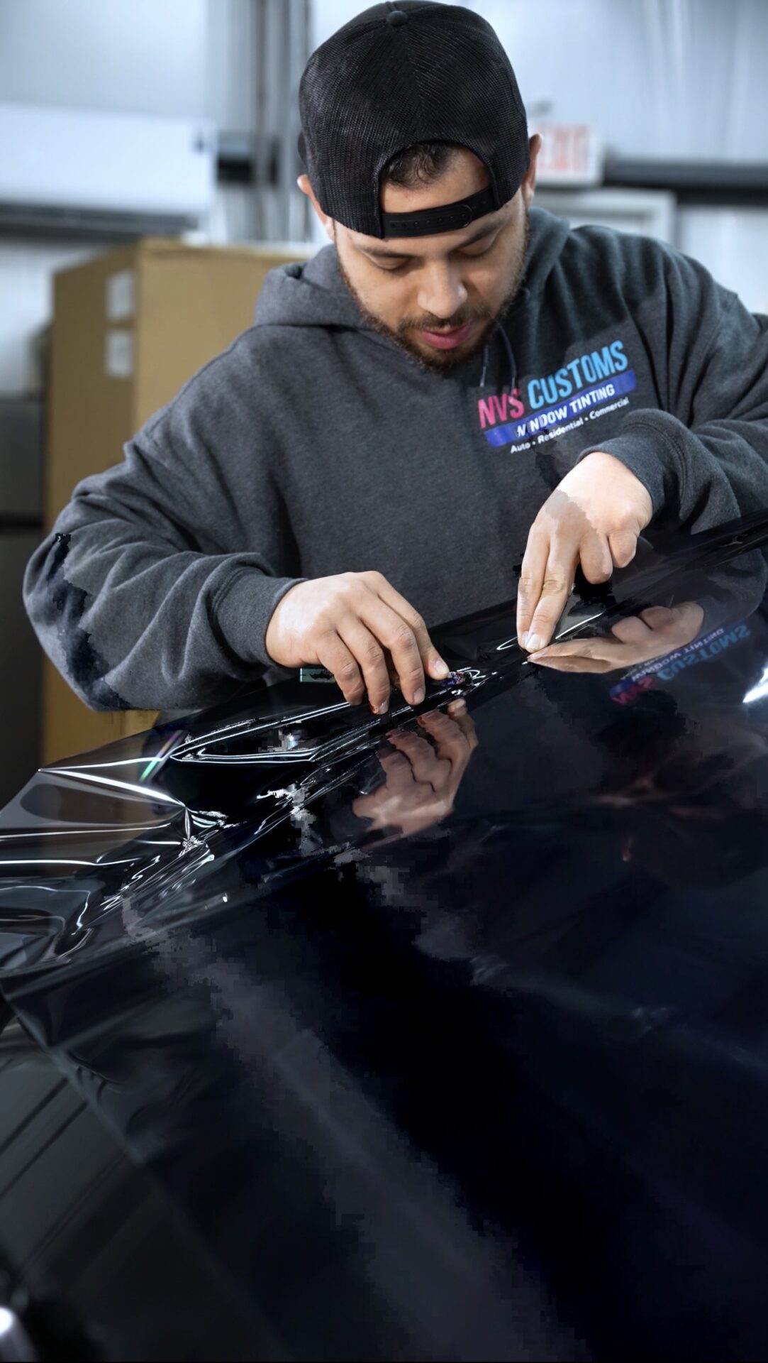NVS Customs vehicle tint example